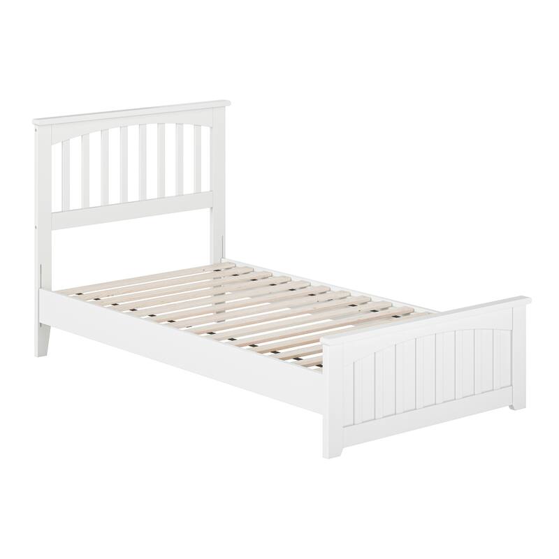 Becket Solid Wood Low Profile Platform Bed with Matching Footboard