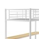 preview thumbnail 6 of 15, Javlergo Twin Bunk Bed with Desk, Twin loft Bed with Stairs and Full Length guardrail, Space Saving
