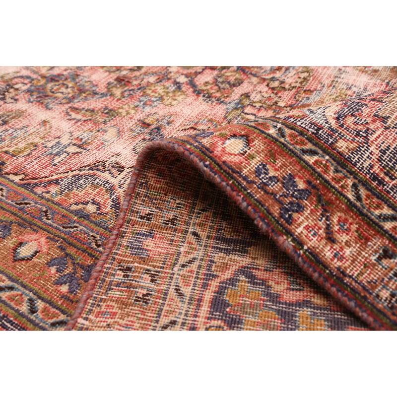 ECARPETGALLERY Hand-knotted Antalya Vintage Red Wool Rug - 9'5 x 12'1