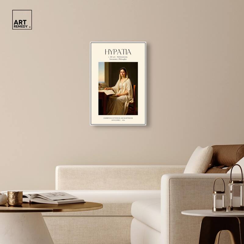 Philosopher of Alexandria Canvas by Art Remedy