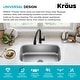 preview thumbnail 4 of 36, KRAUS Premier Undermount Single Bowl Stainless Steel Kitchen Sink