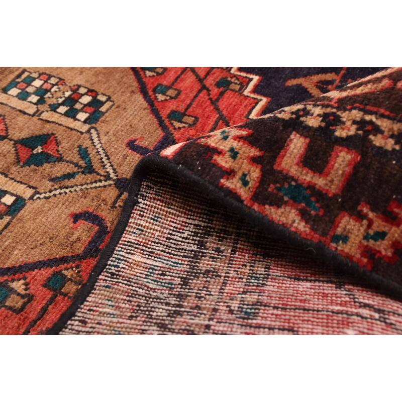 ECARPETGALLERY Hand-knotted Konya Anatolian Dark Navy, Red Wool Rug - 3'3 x 9'10
