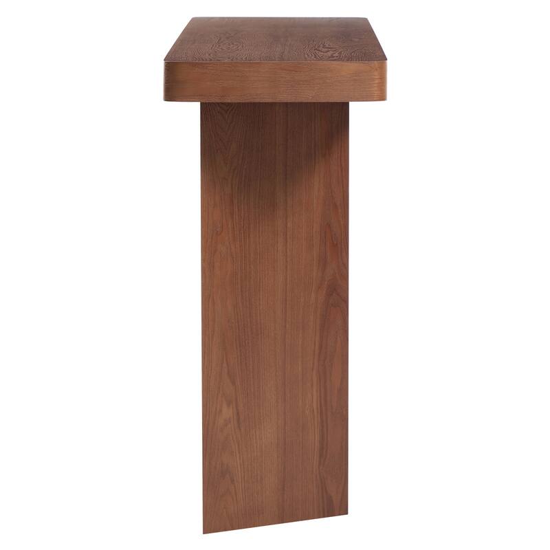 50" Modern Console Table Entryway Sofa Table with Solid Wood Veneer - 49.21"L x 13.78"W x 30.31"H