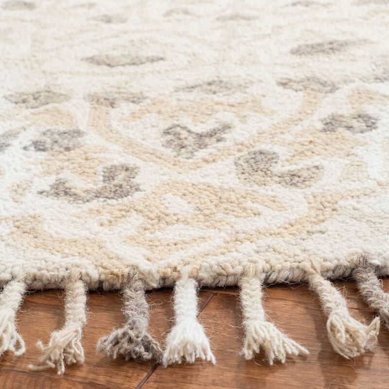 SAFAVIEH Handmade Blossom Misaki Modern Floral Wool Rug