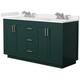 Option Green / White Quartz Top / Brushed Nickel Hardware