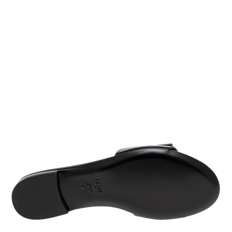 Fendi Baguette Slides - Black