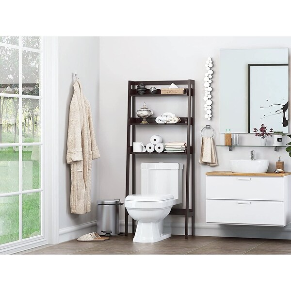 Utex 3 tier bathroom shelf wall mounted with towel deals hooks