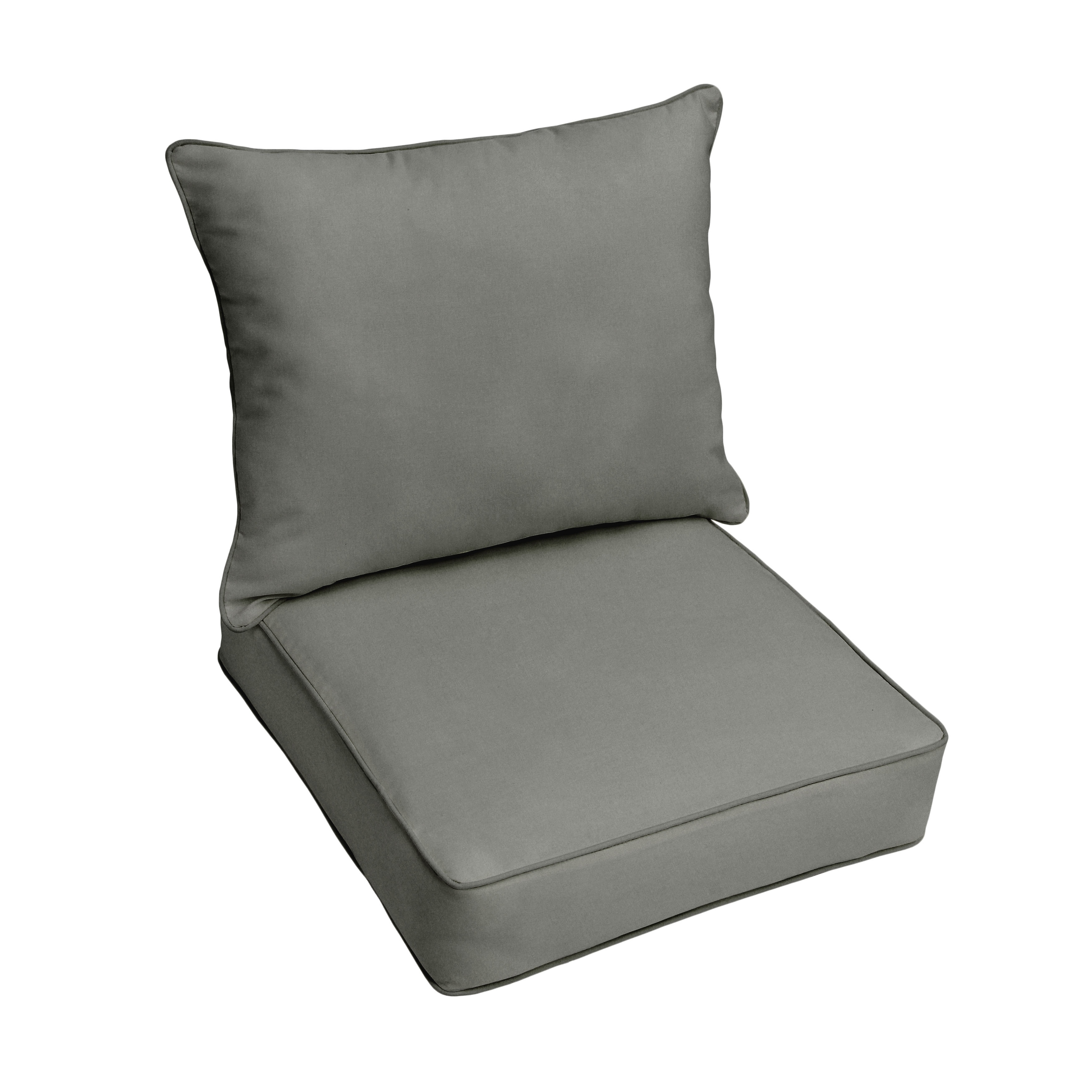 Outdoor chair hot sale cushions 25x25