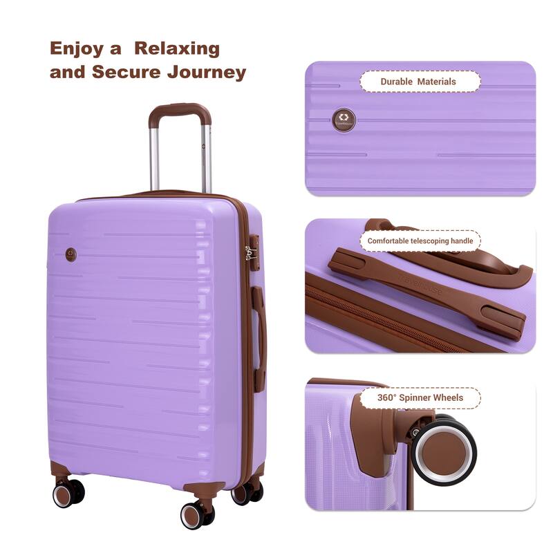 5PCS ABS Luggage Sets with TSA Lock