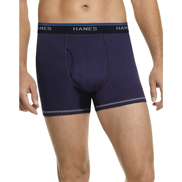 hanes cotton boxer briefs