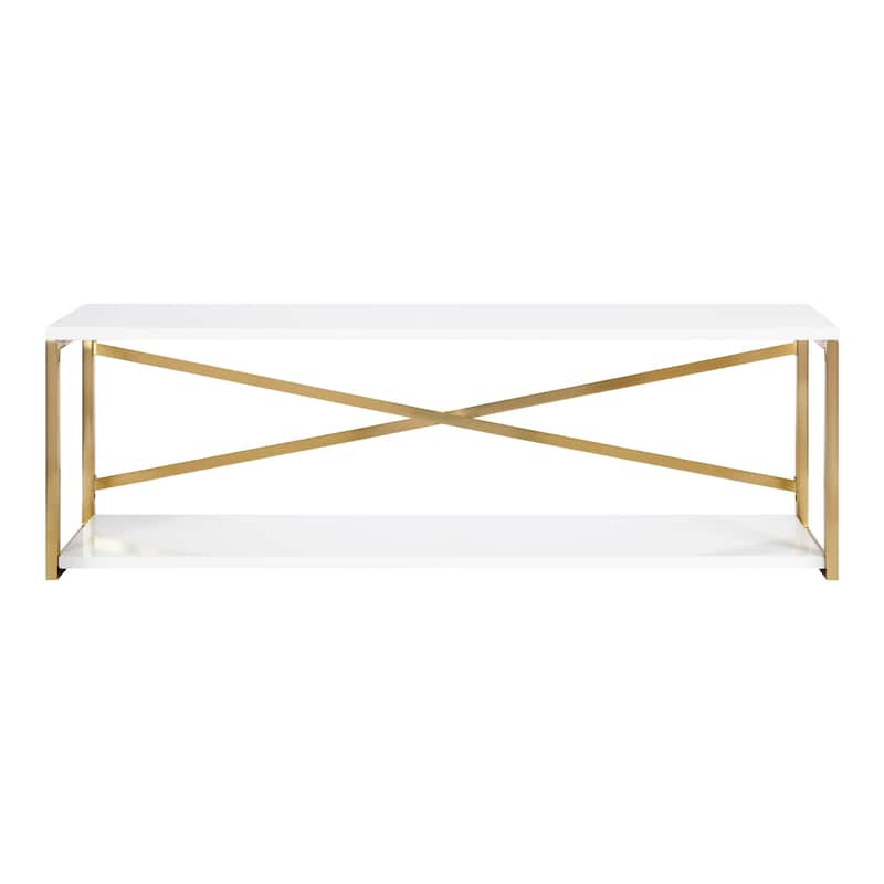 Kate and Laurel Ascott 2-Tier Wall Shelf