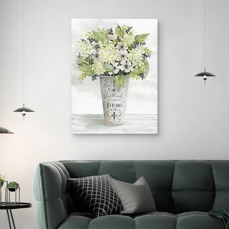 French Floral I by Cindy Jacobs Canvas Art Print