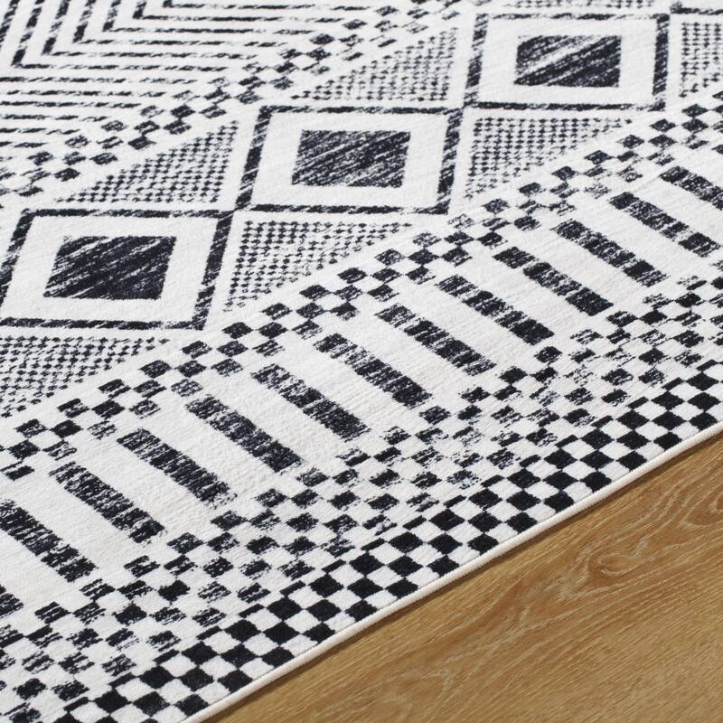 Livabliss Lavable Washable Global Area Rug