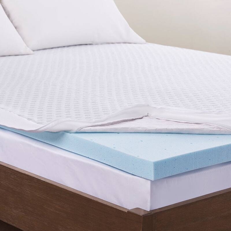 All Season Reversible Hypoallergenic Cooling Mattress Topper
