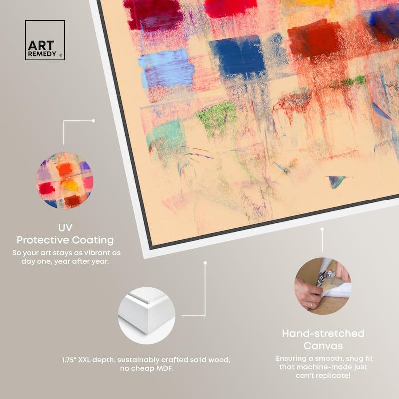 Color Blocks Canvas by Art Remedy