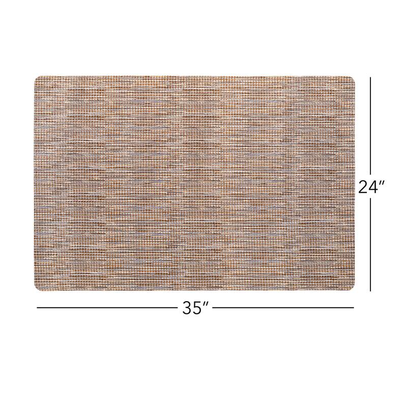 SoHome Smooth Step Houndstooth Machine Washable Utility Mat, 24"x35"