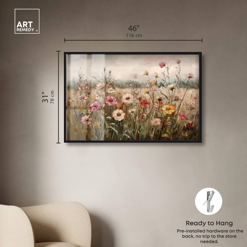 Vintage Blooms I Shadowbox by Art Remedy