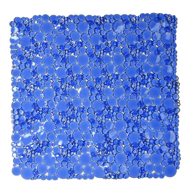 Bubbles Non-Slip Square Shower Mat 20 L X 20 W