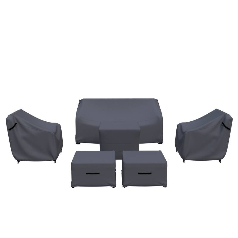 Forever Patio Outdoor Wicker 6-Piece Furniture Cover - 36 x 73 x 35