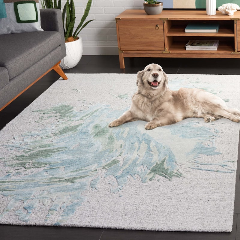 SAFAVIEH Handmade Fifth Avenue Anneros Mid-Century Modern Wool Rug