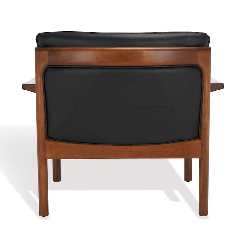 SAFAVIEH Couture Phylis Vegan Leather Accent Chair - 32"W x 31"D x 30"H