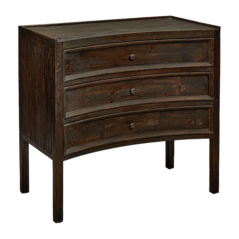 Palmdale 36-inch Concave Reclaimed Pine Bachelor's Chest