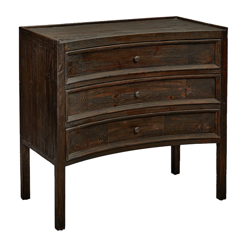 Palmdale 36-inch Concave Reclaimed Pine Bachelor's Chest