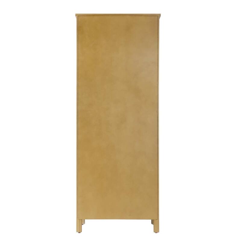 Winslow 16-28 Inch Bath Storage Glass Cabinet