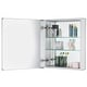 preview thumbnail 30 of 89, Bathroom Medicine Cabinet, Aluminum, Recessed/Surface Mount, Right/Left Hinged, Mirrored Interior