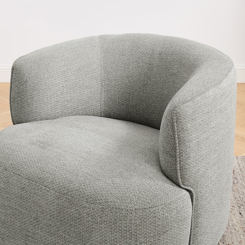 Art Leon Swivel Accent Barrel Chairs