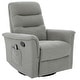 preview thumbnail 47 of 54, Christopher Knight Home - Manual Rocking Swivel Recliner with Massage Function