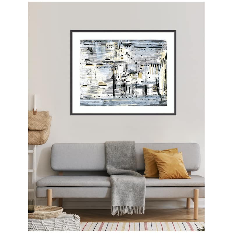 Kate and Laurel Framed Art Brookyln Bridge Horizontal by Leah Nadeau