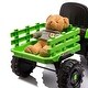 preview thumbnail 19 of 38, Ride on Tractor,Trailer,24VBattery Powered Electric Toy,200w*2motor 1.86-4.97MPH,Remote Control,3 speed adjustable,LED,safe belt