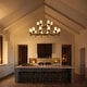 preview thumbnail 15 of 29, Modern Black Farmhouse Chandelier Dining Room Light Fixture Over Table Industrial Lighting for Living Room Foyer Kitchen