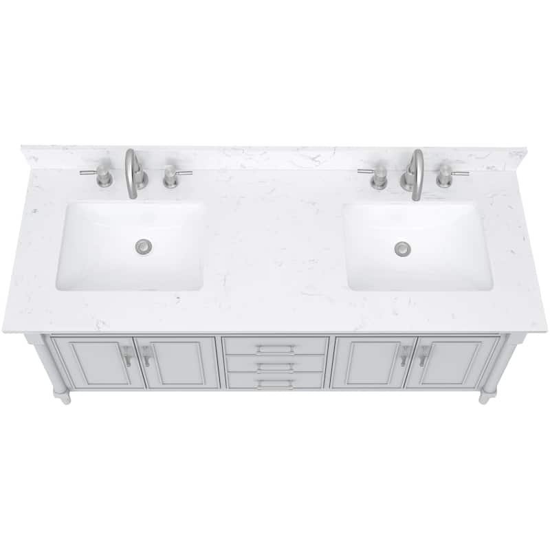 Avanity BRISTOL-VS61-E Bristol 61" Free Standing Double Basin Vanity
