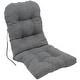 preview thumbnail 1 of 6, Outdoor Adirondack-style Patio Chair Cushion Shadowstone