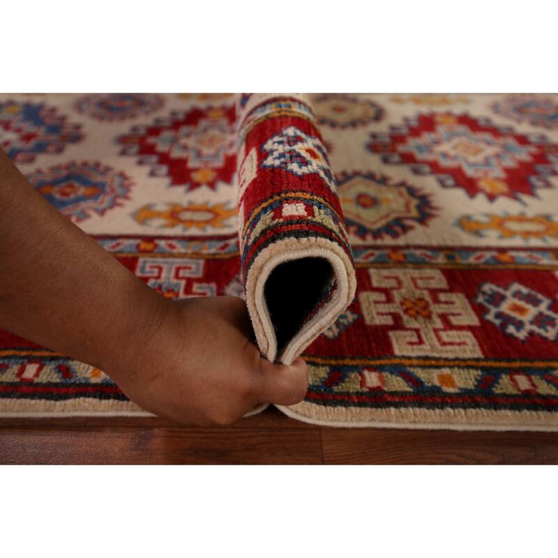 Kazak Runner Rug Handmade Wool Carpet - 2'10" x 16'3"