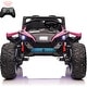 preview thumbnail 5 of 20, 24V 10Ah 2-Seat Electric Kids Ride on Car Rose Red