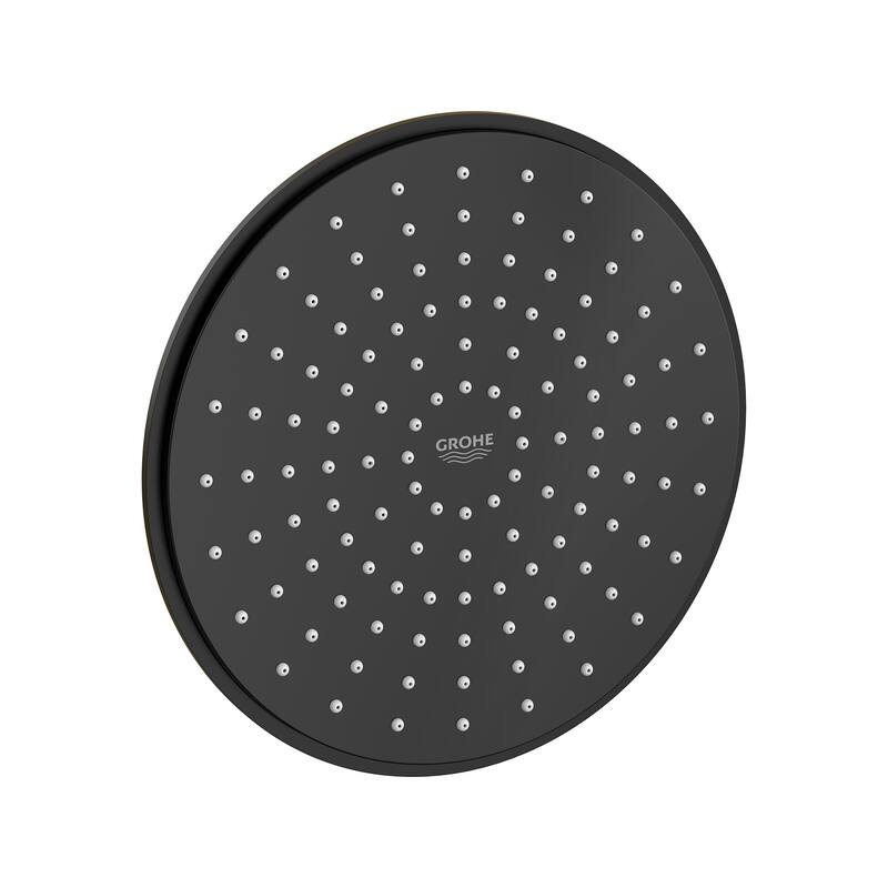 Grohe Rainshower Cosmopolitan 1.75 GPM Single Function Rain Shower - Matte Black