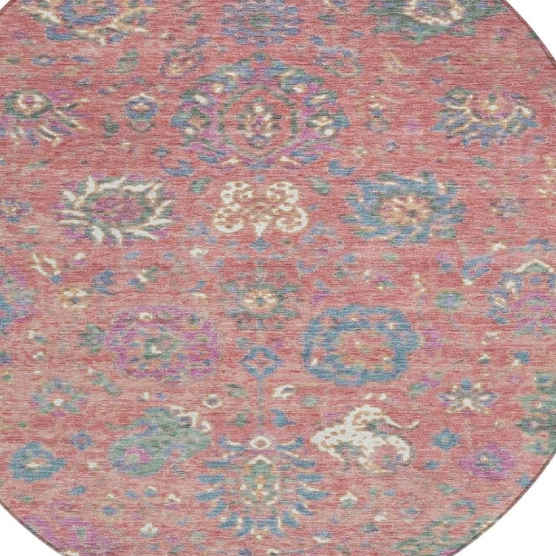 HomeRoots Floral Traditional Rectangle Outdoor Rug