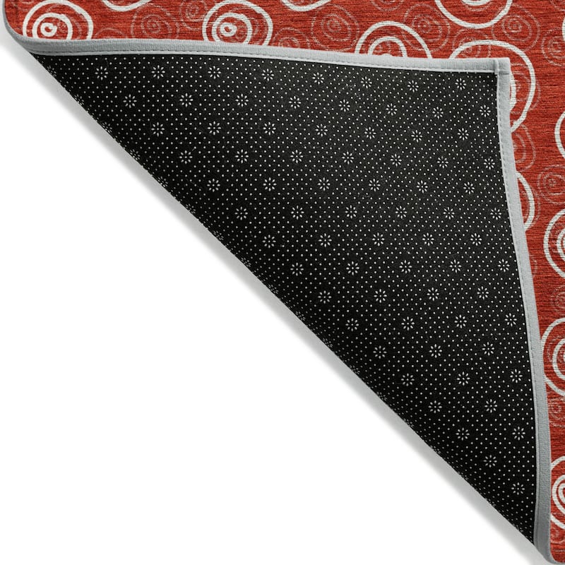 HomeRoots Geometric Transitional Rectangle Outdoor Rug
