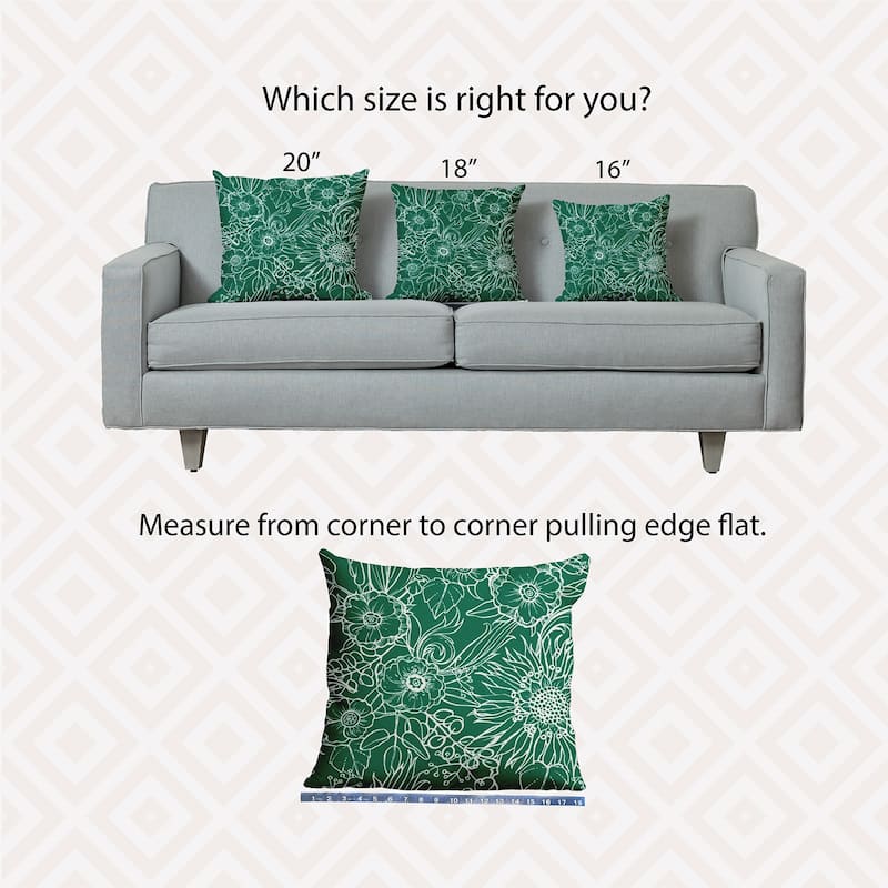 Zentangle Decorative Indoor Pillow