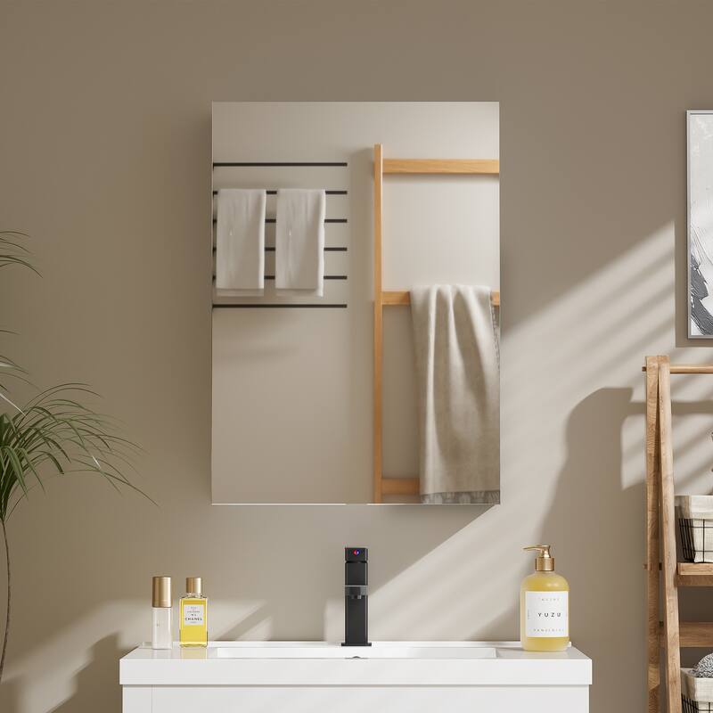 Bathroom Wall Mounted Smart Mirror Cabinet with Customizable Storage