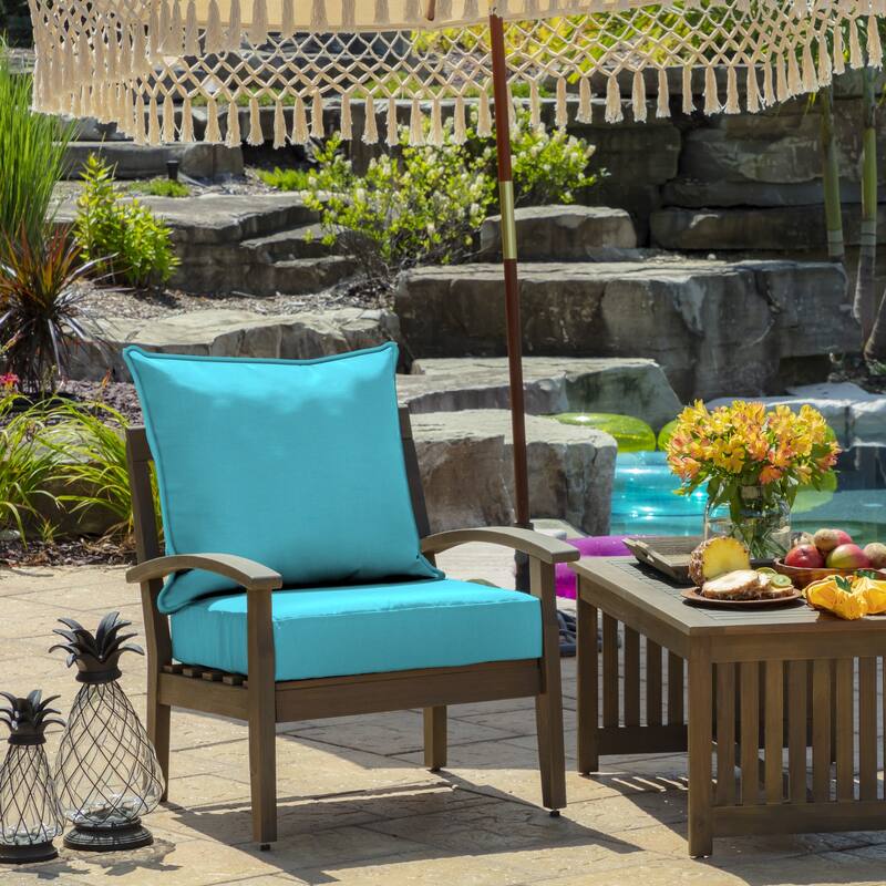 ARDEN Outdoor Foam Deep Seat Cushion Set, 24 in x 24 in