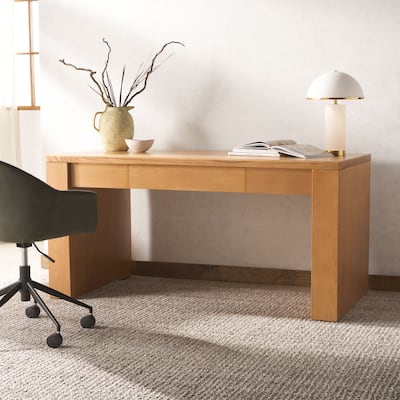 SAFAVIEH Couture Deborah 1-Drawer Solid Wood Desk