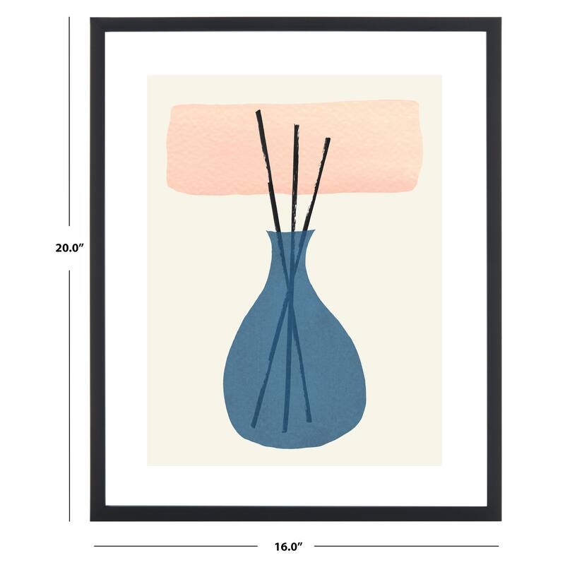 SAFAVIEH Aristida Sticks In The City 16 x 20-inch Framed Wall Art