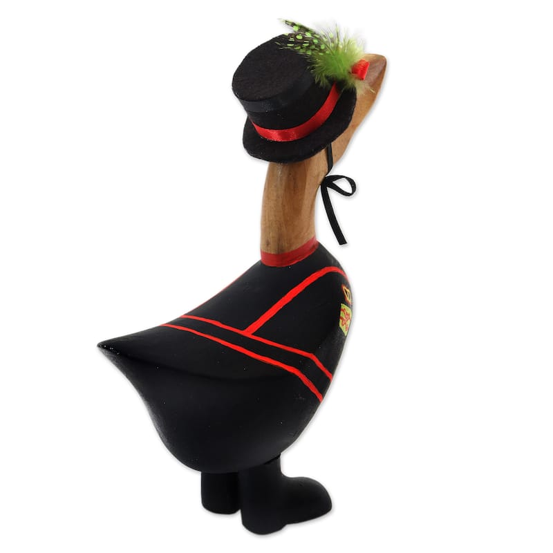 Novica Handmade Yeomen Warder Duck Wood Figurine