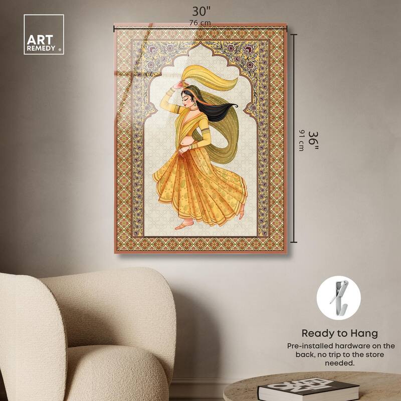 Dancing Princess Acrylic by Art Remedy, Ready to Hang