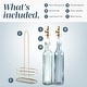 preview thumbnail 115 of 196, COOK WITH COLOR Glass Olive Oil Bottle Dispenser - 2 Pack- 17oz Oil and Vinegar Carafe Decanter