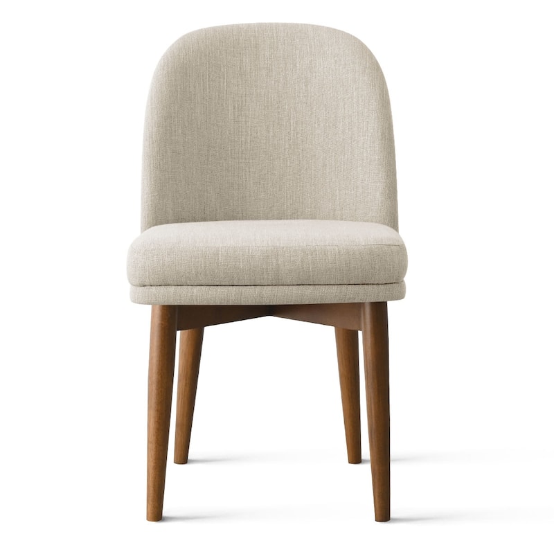 Linen Upholstered Parson Chair(Set of 2)